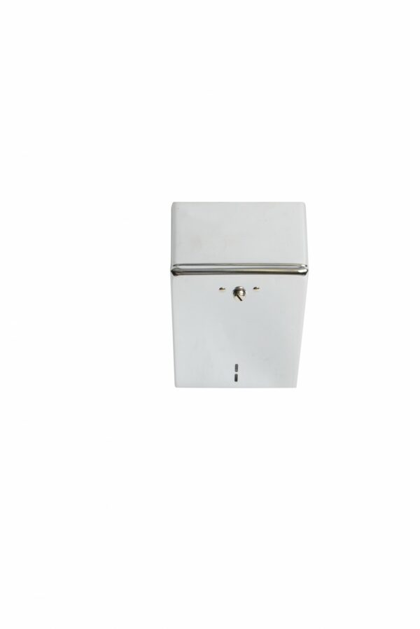 2502 Small Chrome Metal Pre Cut Toilet Paper Dispenser - Image 3