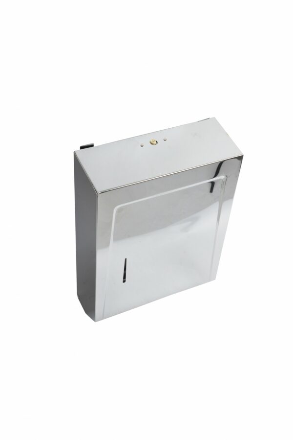 2526 Chrome Metal Multi Fold C Fold Paper Towel Dispenser - Image 2