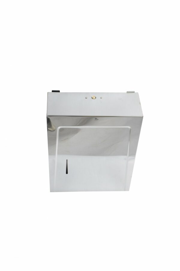 2526 Chrome Metal Multi Fold C Fold Paper Towel Dispenser - Image 3