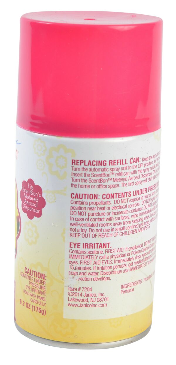 7204 Mango Air Freshener Refill Metered Aerosol Can - Pack of 12 - Image 2