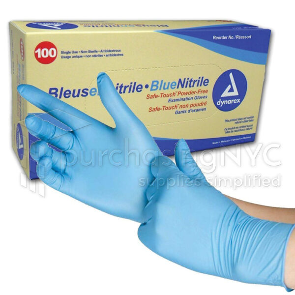 Latex Disposable Gloves - Powder Free Large 100/Bx