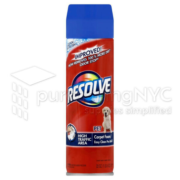 Resolve Foam Carpet Cleaner Aerosol 22 Oz.Case of 12